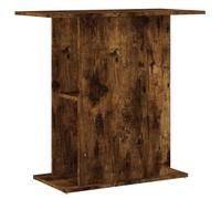 vidaXL Support d'aquarium 833652 – chêne fumé, bois d'ingénierie, 36×75×72,5 cm