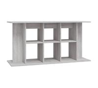 vidaXL Support pour Aquarium, Armoire pour Aquarium avec Rangement, Meuble de Base pour Aquarium, Décoration d'Intérieur, Sonoma Gris Bois d'Ingénierie