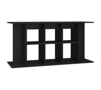 vidaXL Support pour aquarium noir 120x40x60 cm bois d'ingénierie 833592