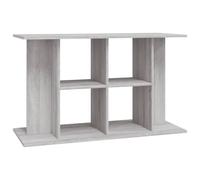 vidaXL Support pour Aquarium, Armoire pour Aquarium avec Rangement, Meuble de Base pour Aquarium, Décoration d'Intérieur, Sonoma Gris Bois d'Ingénierie