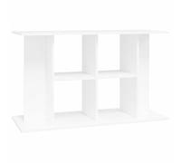 vidaXL Support pour aquarium 833583 – Blanc 100x40x60 cm, bois d’ingénierie, rangement