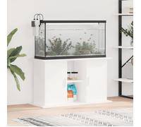 vidaXL Support pour aquarium blanc 101x41x58 cm bois d'ingénierie 833607