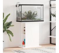 vidaXL Support pour aquarium blanc 36x75x72,5 cm bois d'ingénierie 833647