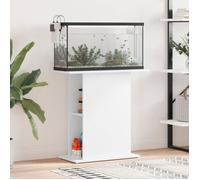 vidaXL Support pour aquarium blanc 36x75x72,5 cm bois d'ingénierie 833647