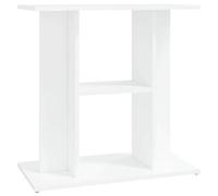 vidaXL Meuble pour aquarium 833567 – Blanc 60x30x60 cm, bois d’ingénierie avec rangement