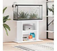 vidaXL Support pour aquarium 833575 blanc 80x35x60 cm en bois d'ingénierie