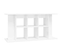 vidaXL Support d'aquarium blanc brillant 120 x 40 x 60cm bois d'ingénierie