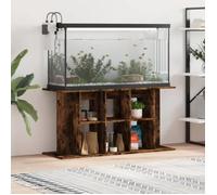 vidaXL Support pour aquarium chêne fumé 120x40x60 cm bois d'ingénierie 833596