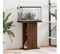 vidaXL Support pour aquarium chêne marron 60,5x36x72,5 cm 833646