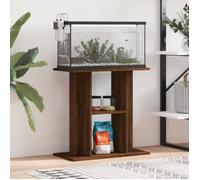 vidaXL Support pour aquarium chêne marron 60x30x60cm bois d'ingénierie 833574