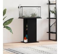 Vidaxl Support Pour Aquarium Chêne Noir 60,5x36x72,5 Cm