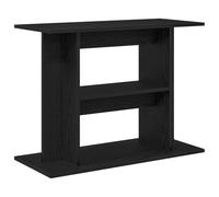 vidaXL Support pour aquarium chêne noir 80x35x60 cm bois d'ingénierie