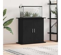 Vidaxl Support Pour Aquarium Chêne Noir 81x36x73 Cm Bois D'ingénierie