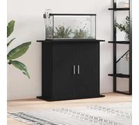 Vidaxl Support Pour Aquarium Chêne Noir 81x36x73 Cm Bois D'ingénierie