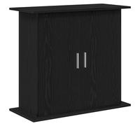 Vidaxl Support Pour Aquarium Chêne Noir 81x36x73 Cm Bois D'ingénierie
