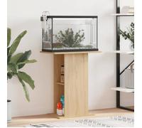 vidaXL Support pour aquarium chêne sonoma 60,5x36x72,5 cm 833642