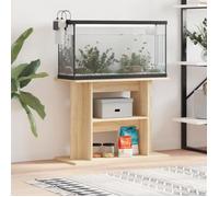 Vidaxl Support Pour Aquarium Chêne Sonoma 80x35x60cm Bois D'ingénierie