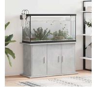 vidaXL Support d'aquarium Gris béton 101 x 41 x 58 cm Bois d'ingénierie