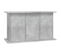 vidaXL Support pour Aquarium, Armoire pour Aquarium avec 6 Compartiments, Meuble de Base pour Aquarium avec Rangement Intérieur, Gris Béton Bois d'Ingénierie