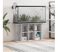 vidaXL Support pour aquarium gris béton 120x40x60 cm bois d'ingénierie 833595