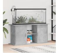vidaXL Support pour aquarium gris béton 121x41x58 cm bois d'ingénierie 833619