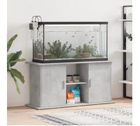 vidaXL Support pour aquarium gris béton 121x41x58 cm bois d'ingénierie 833619