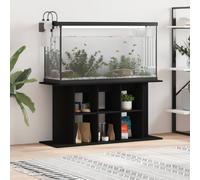 vidaXL Support pour aquarium noir 120x40x60 cm bois d'ingénierie 833592