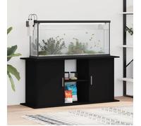 vidaXL Support pour aquarium noir 121x41x58 cm bois d'ingénierie 833616