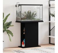 vidaXL Support pour aquarium noir 36x75x72,5 cm bois d'ingénierie 833648