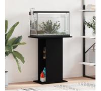 vidaXL Support pour aquarium noir 60,5x36x72,5 cm bois d'ingénierie 833640