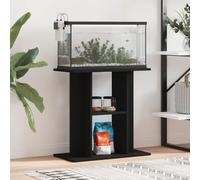 Vidaxl Support Pour Aquarium Noir 60x30x60 Cm Bois D'ingénierie
