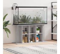 Vidaxl Support Pour Aquarium Sonoma Gris 120x40x60cm Bois D'ingénierie Gris