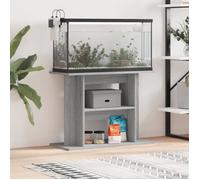 vidaXL Support pour aquarium sonoma gris 80x35x60 cm bois d'ingénierie 833581