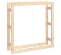 vidaXL Support pour bois de chauffage 100x25x100 cm Bois de pin