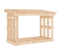 822432 vidaXL Support pour bois de chauffage 108x64,5x77 cm Bois de pin
