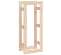 vidaXL Support pour bois de chauffage 41x25x100 cm Bois de pin massif