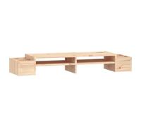 vidaXL Support pour moniteur 100x27,5x15 cm Bois de pin solide
