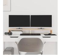 vidaXL Support pour moniteur 100x27x10 cm Bois de pin solide 813949