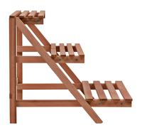 vidaXL Support pour plantes 3-tiers en bois de cèdre 48x45x40 cm