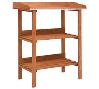 vidaXL Support pour plantes 76x37x89 cm Bois de sapin
