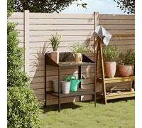 vidaXL Support pour plantes anthracite 75,5x54,5x100cm acier galvanisé