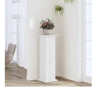vidaXL Support pour plantes 852978 – Bois d'ingénierie blanc 33x33x100 cm
