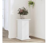 vidaXL Support pour plantes 33x33x60 cm bois d'ingénierie blanc 852960