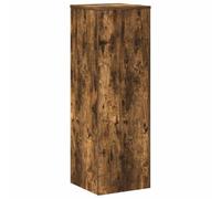 vidaXL Support pour plantes chêne fumé 33x33x100 cm bois d'ingénierie 852955