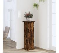 vidaXL Support pour plantes en bois d'ingénierie chêne fumé 33x33x100 cm