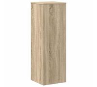 vidaXL Support pour plantes 852953 – chêne Sonoma, bois d'ingénierie 33x33x100 cm