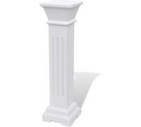 vidaXL Support pour plantes en colonne Style classique Carré MDF
