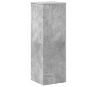 vidaXL Support pour plantes Gris béton 33x33x100 cm Bois d'ingénierie 852954
