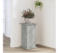 vidaXL Support pour plantes gris béton 33x33x60 cm bois d'ingénierie 852963