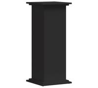vidaXL Support pour plantes 852970 - 33x33x80 cm - Bois d'ingénierie - Noir